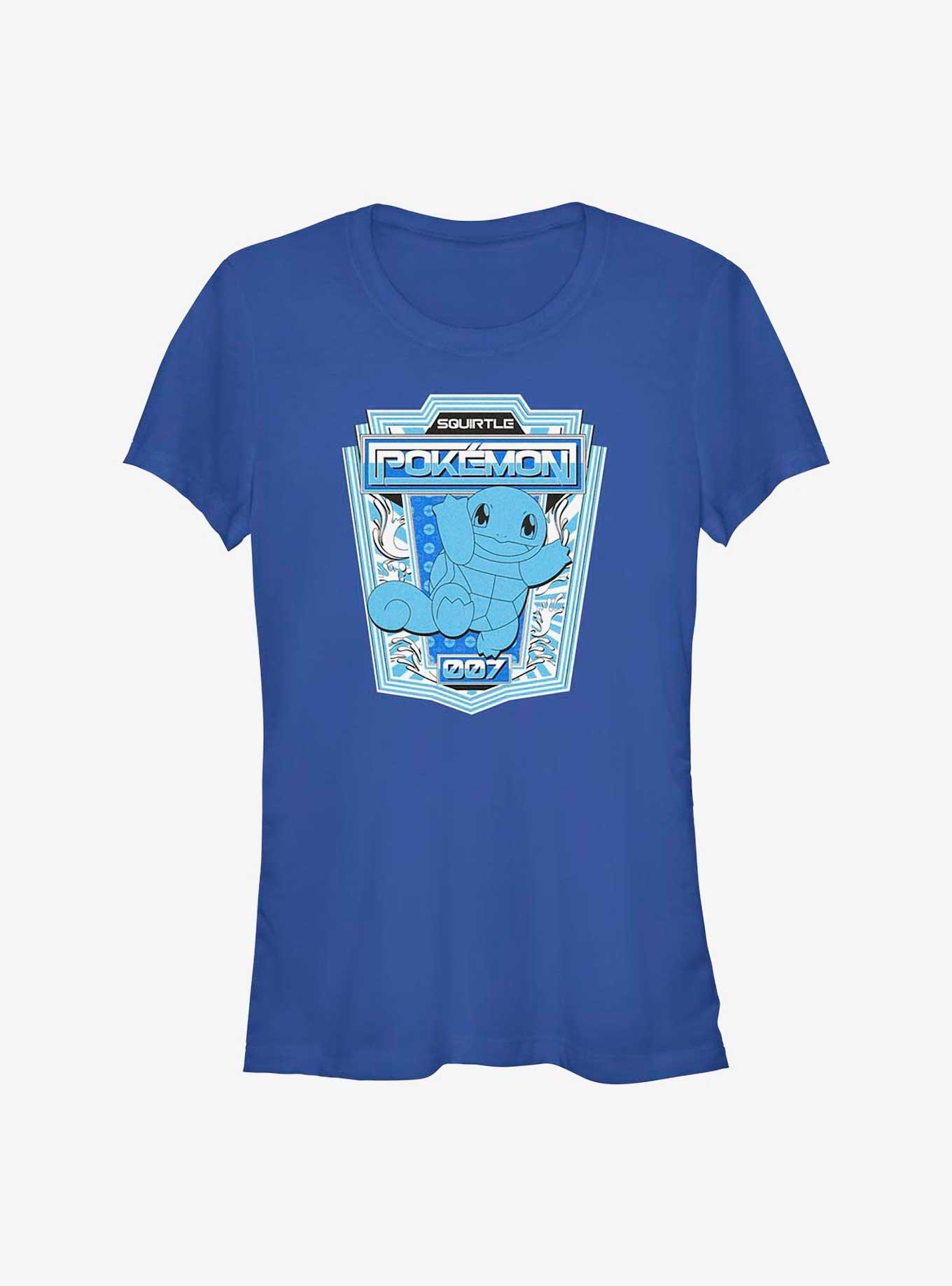 Pokemon Squirtle Badge Girls T-Shirt
