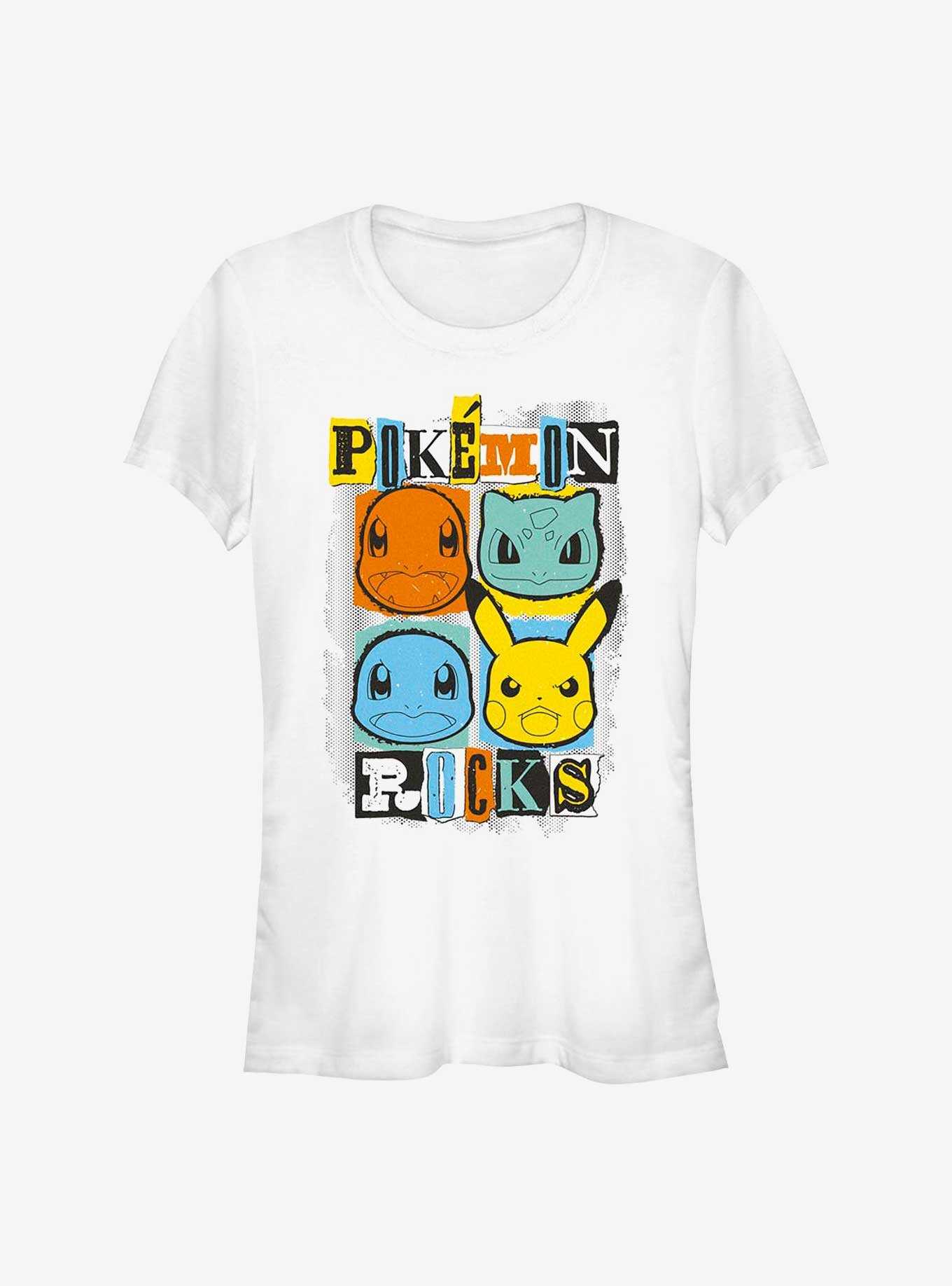 Pokemon Starters Rocks Girls T-Shirt, , hi-res