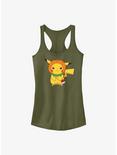Pokemon Pikachu Pumpkin Hat Girls Tank, MIL GRN, hi-res