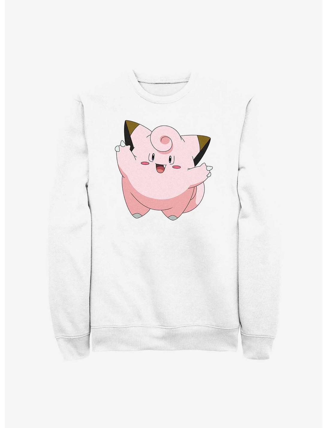 Pokemon Clefairy Sweatshirt, WHITE, hi-res