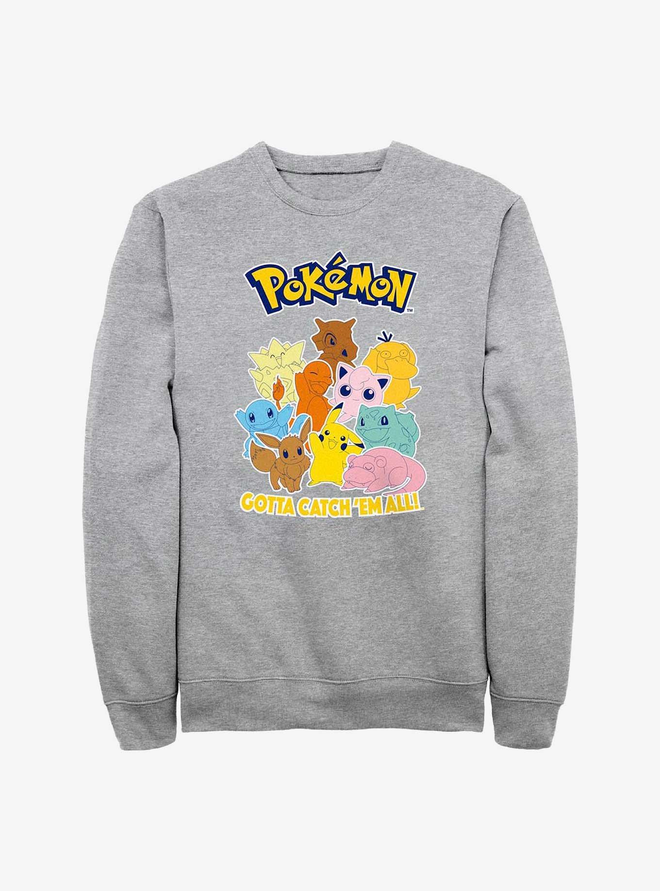Pokemon Gotta Catch 'Em All Sweatshirt, ATH HTR, hi-res