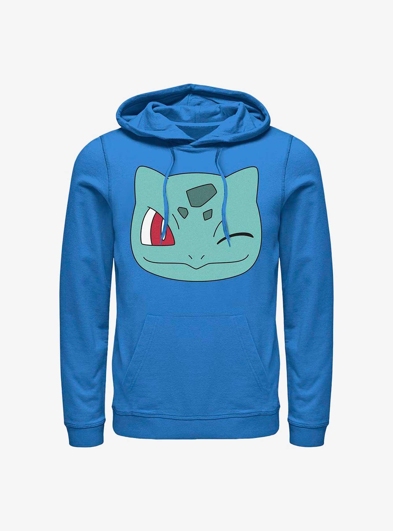 Pokemon Bulbasaur Wink Face Hoodie, , hi-res