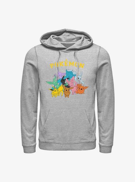 Eeveelutions (Rainbow) Pattern Hoodie