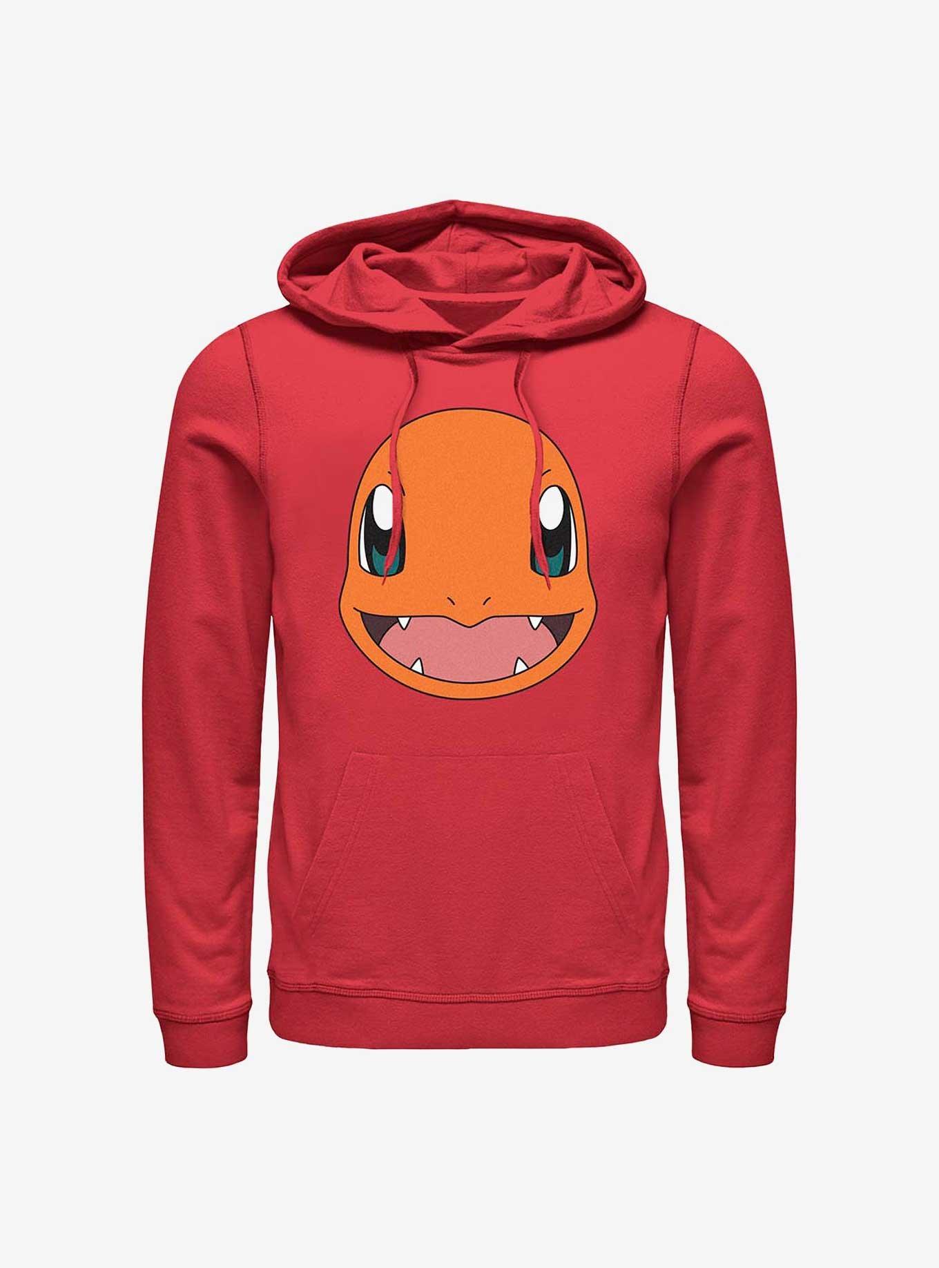 Pokemon Charmander Face Hoodie, , hi-res