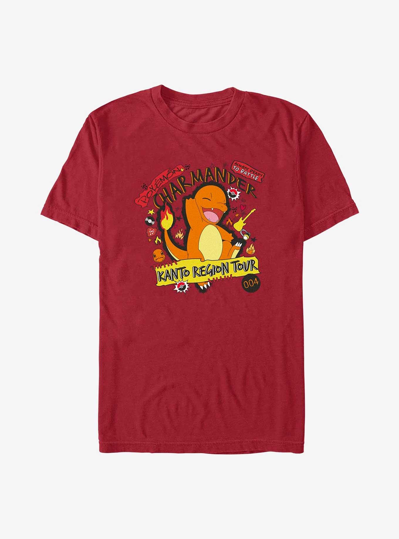 Pokemon Charmander Kanto Tour T-Shirt