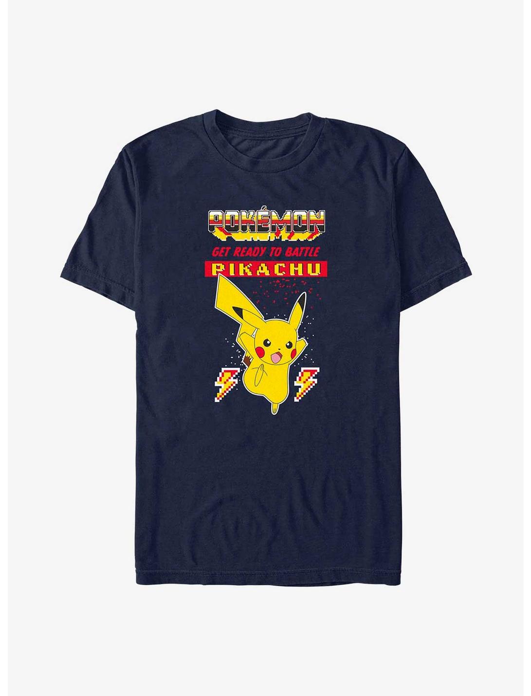 Pokemon Pikachu Battle Ready T-Shirt, NAVY, hi-res