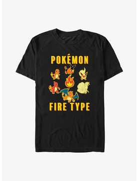 Pokemon Fire Type Group T-Shirt, , hi-res