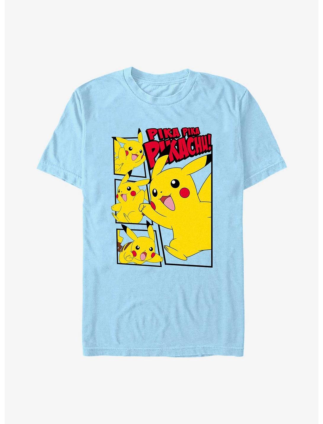 Pokemon Pikachu Role Call T-Shirt, LT BLUE, hi-res