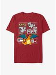Pokemon Charizard Fire Type T-Shirt, CARDINAL, hi-res
