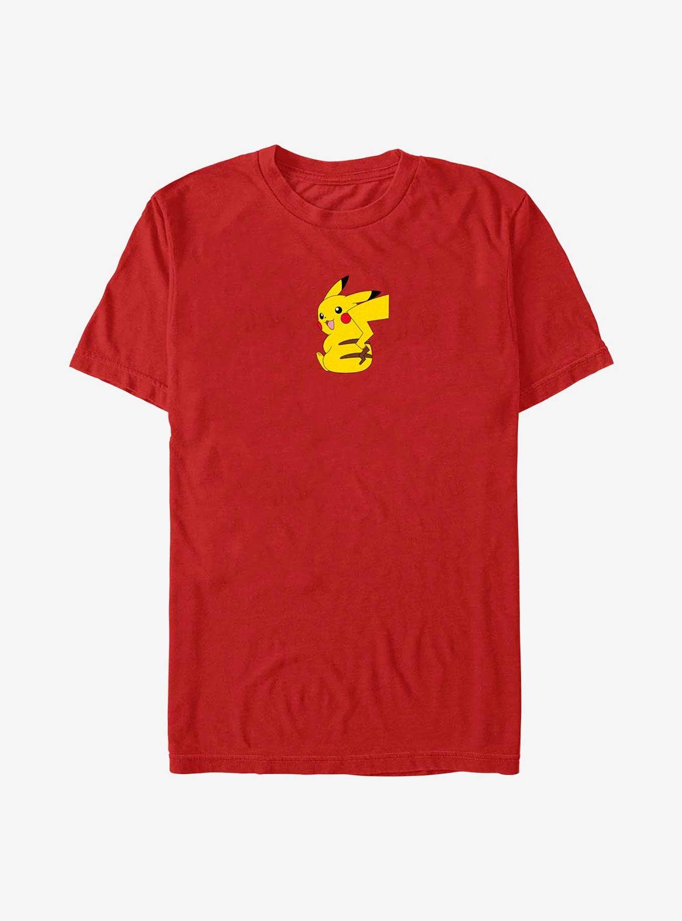 Pokemon Small Pikachu Stripes T-Shirt
