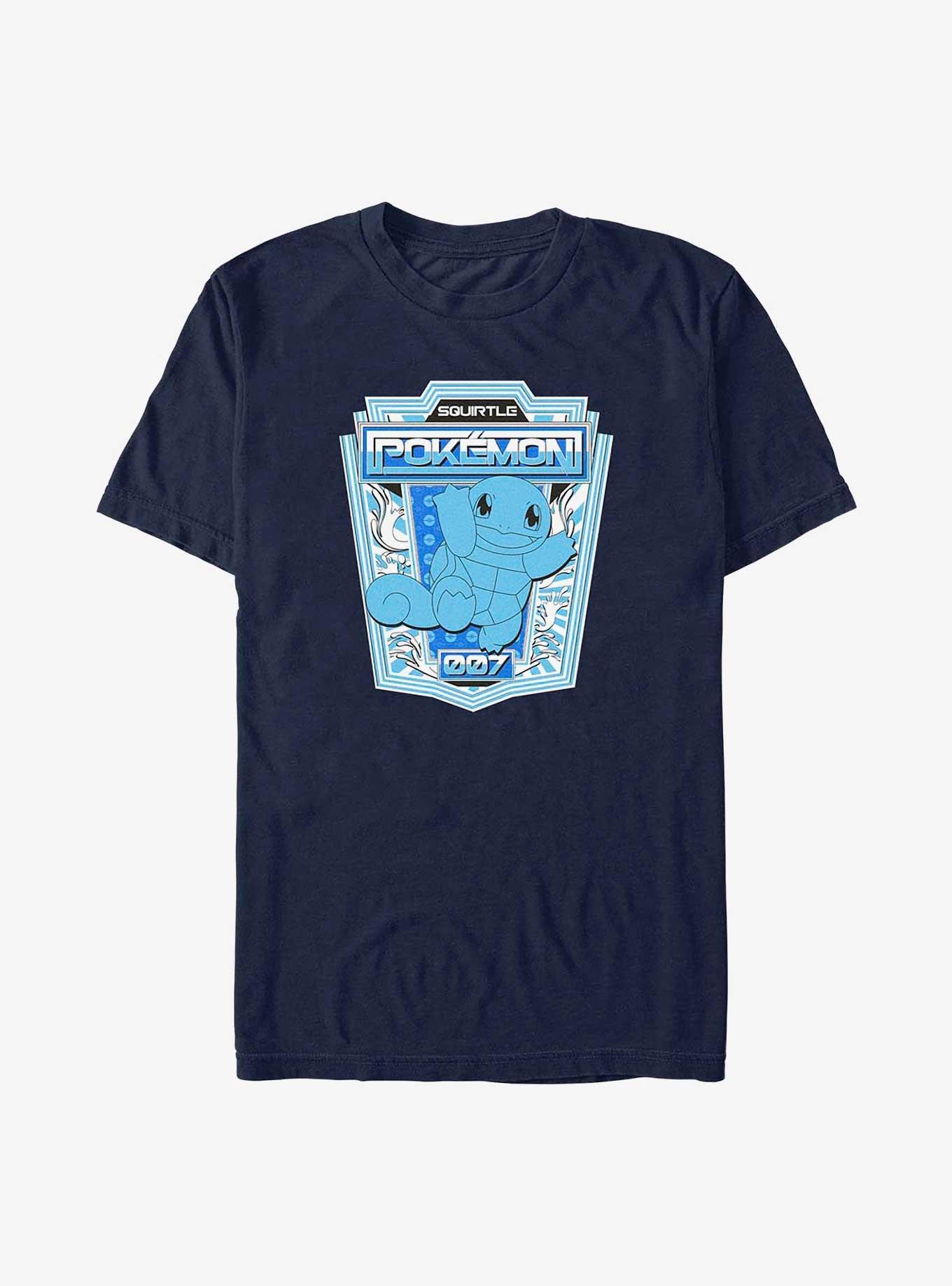 Pokemon Squirtle Badge T-Shirt, NAVY, hi-res