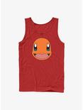 Pokemon Charmander Face Tank Top, RED, hi-res