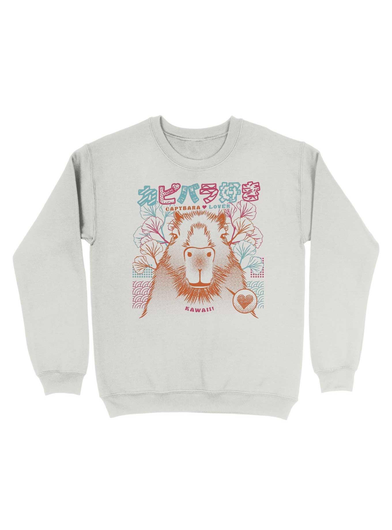 Capybara Lover Kawaii Anime Manga Sweatshirt, , hi-res