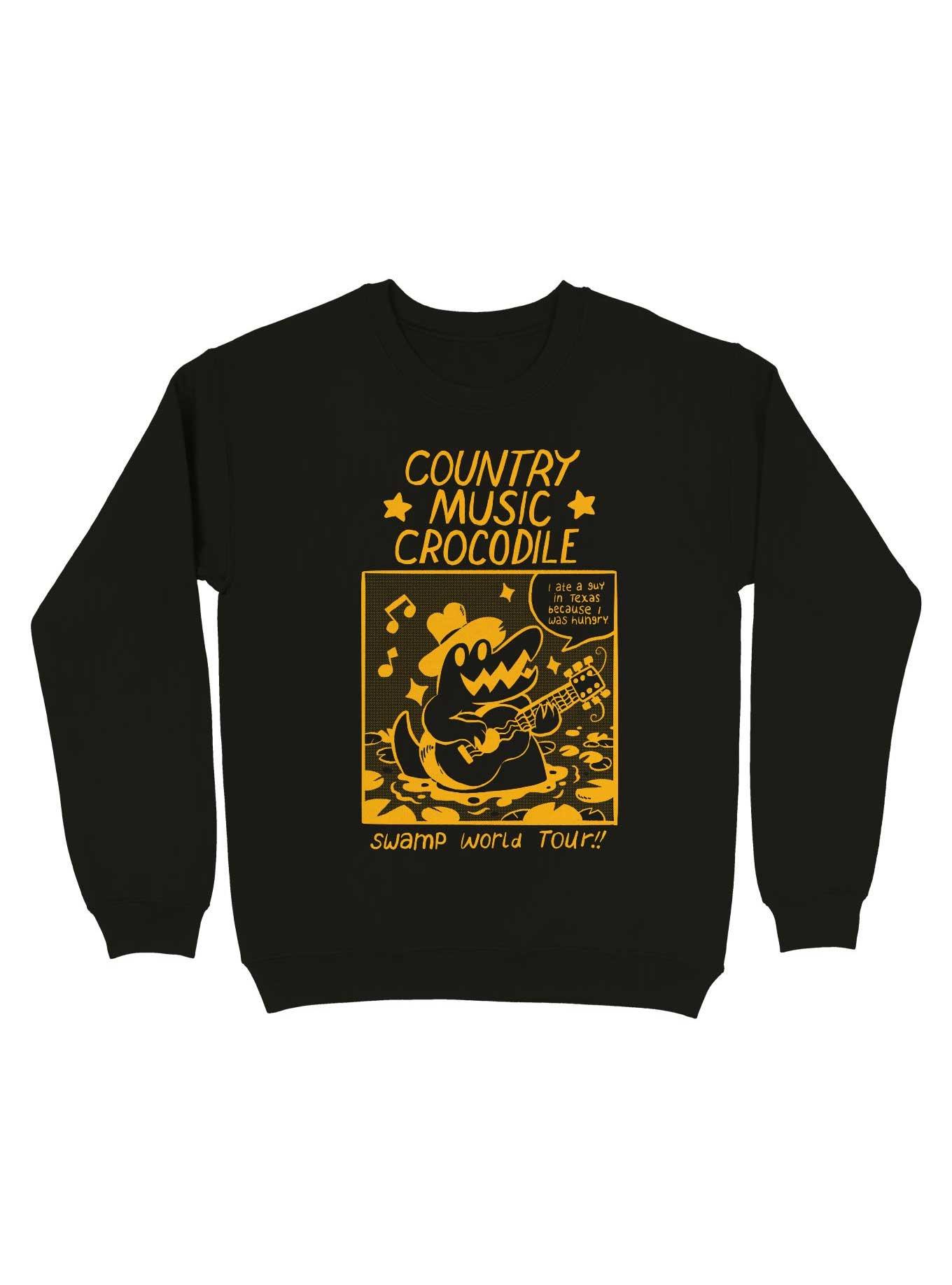 COUNTRY MUSIC CROCODILE Sweatshirt, , hi-res