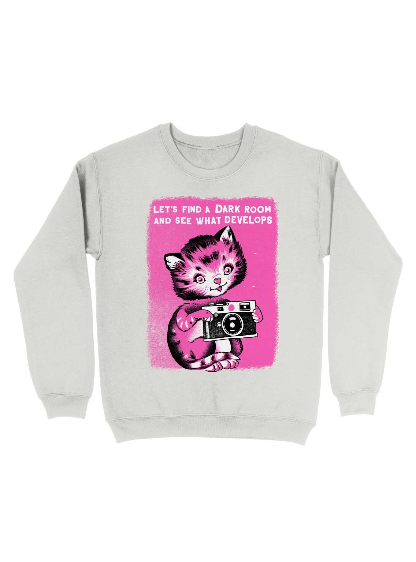 Let's Find A Dark Room And See What Develops Sweatshirt, , hi-res