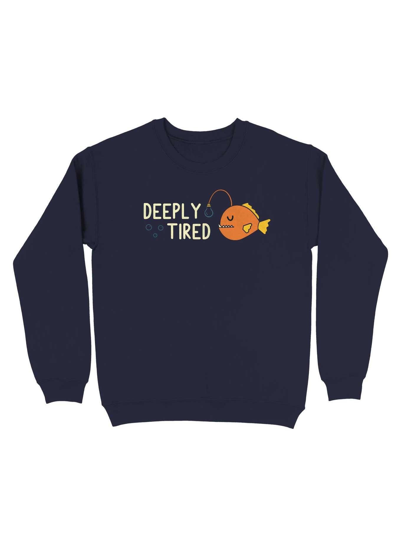 Deeply Tired Fish Sweatshirt, , hi-res