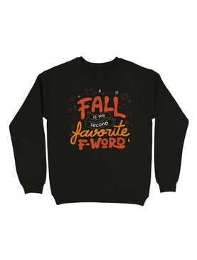 Fall is my Second Favorite F-word Sweatshirt, , hi-res
