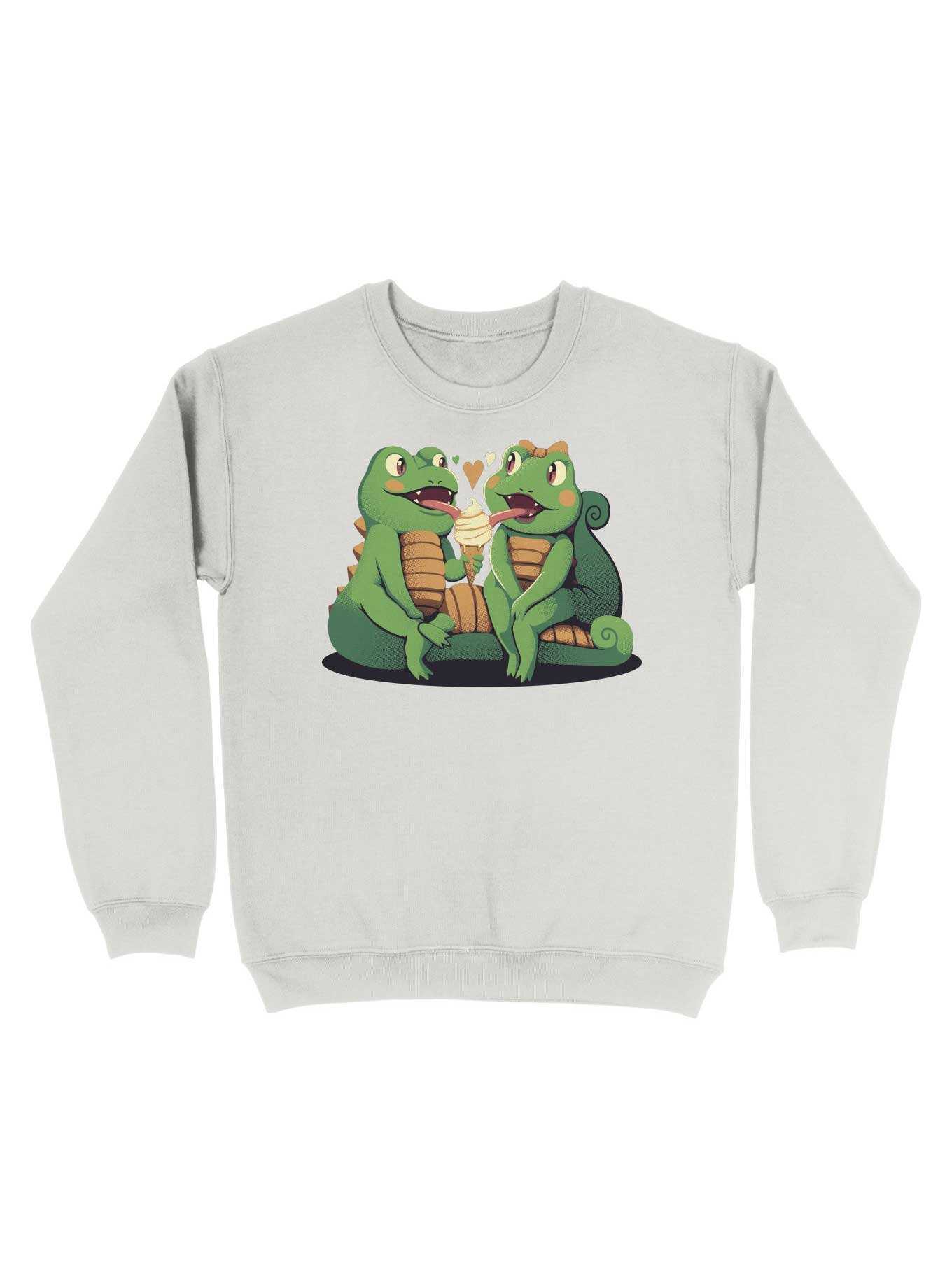 Gecko Love Ice Cream Sweatshirt, , hi-res