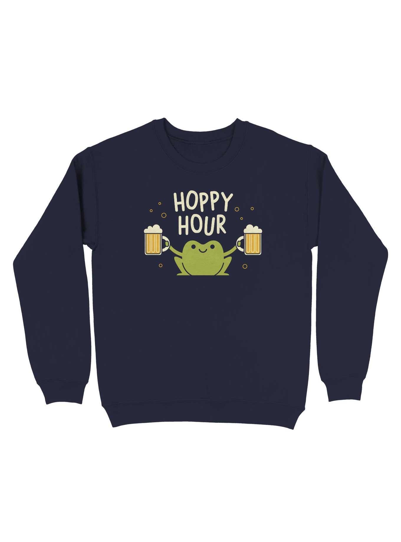 Hoppy Hour Frog Sweatshirt, , hi-res