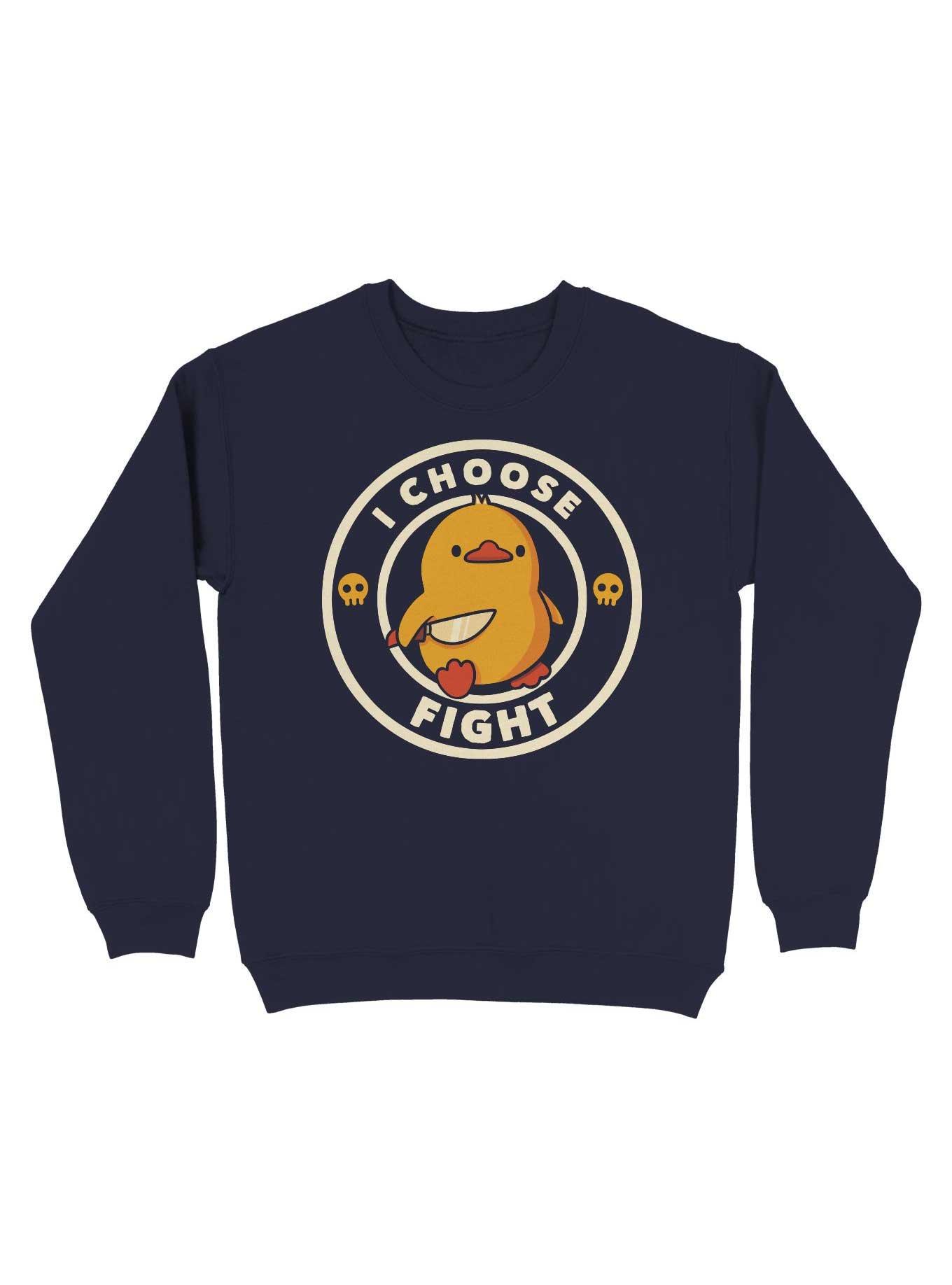 I Choose Fight Duck Sweatshirt, , hi-res