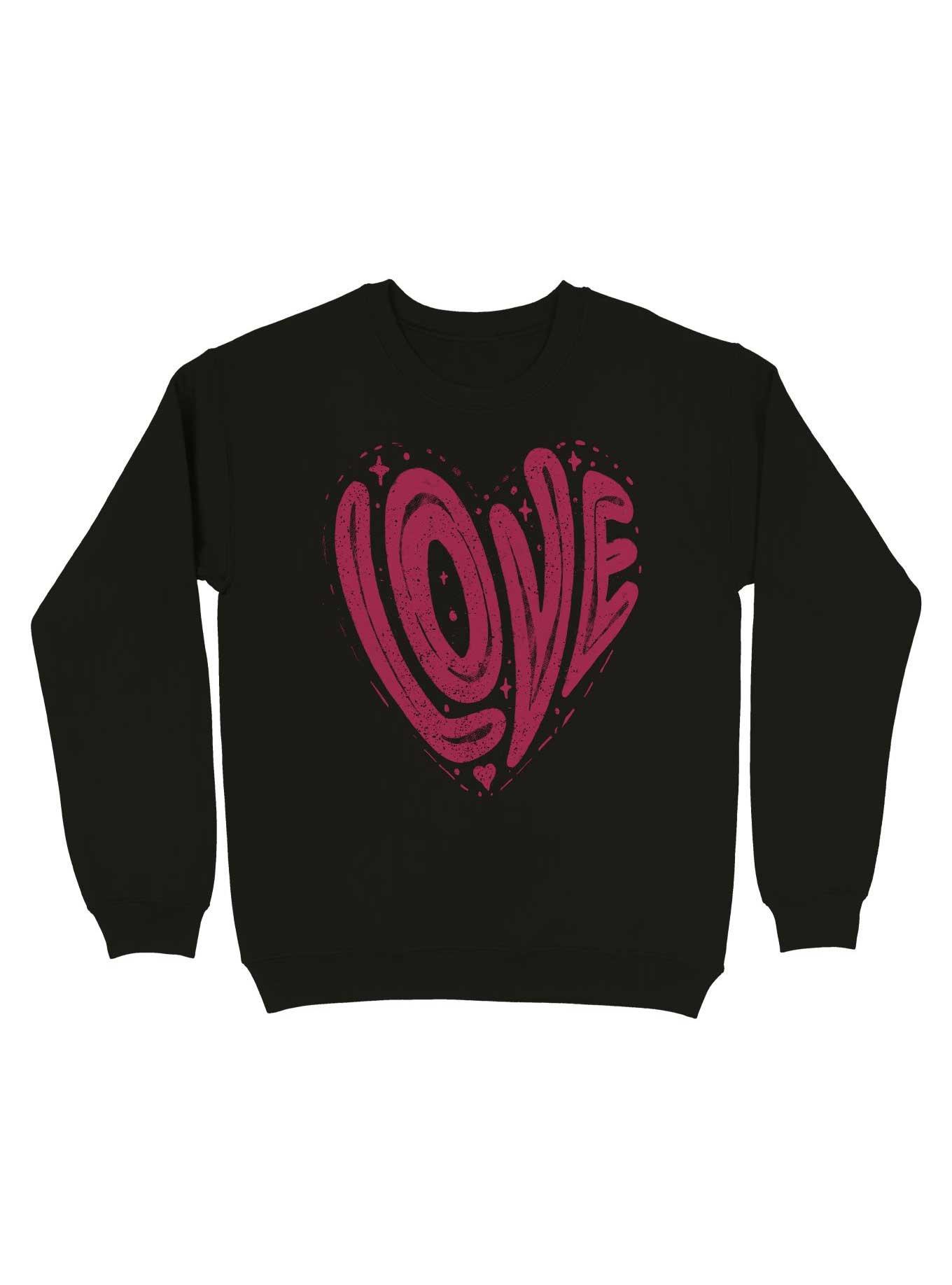 Love in a Heart Shape Sweatshirt, , hi-res