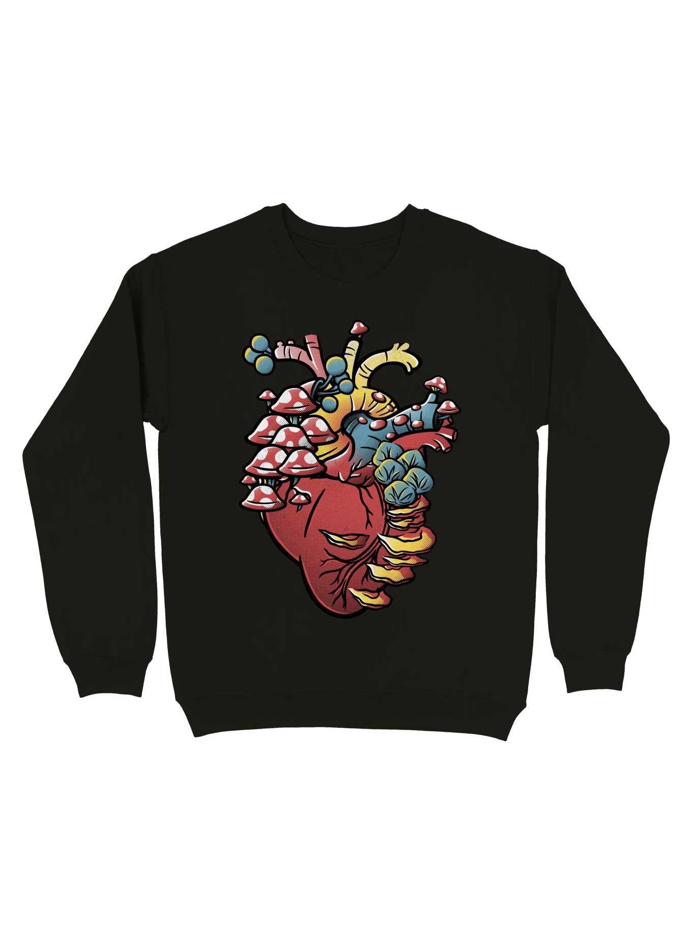 THRDLESS Mushroom Heart Sweatshirt