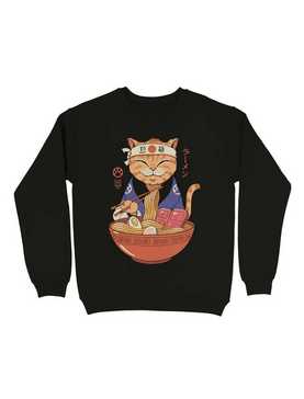 Neko Ramen Lover Cat Sweatshirt, , hi-res