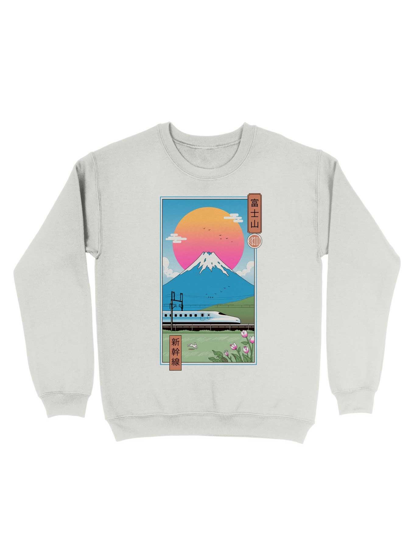 Shinkansen in Mt. Fuji Sweatshirt, , hi-res