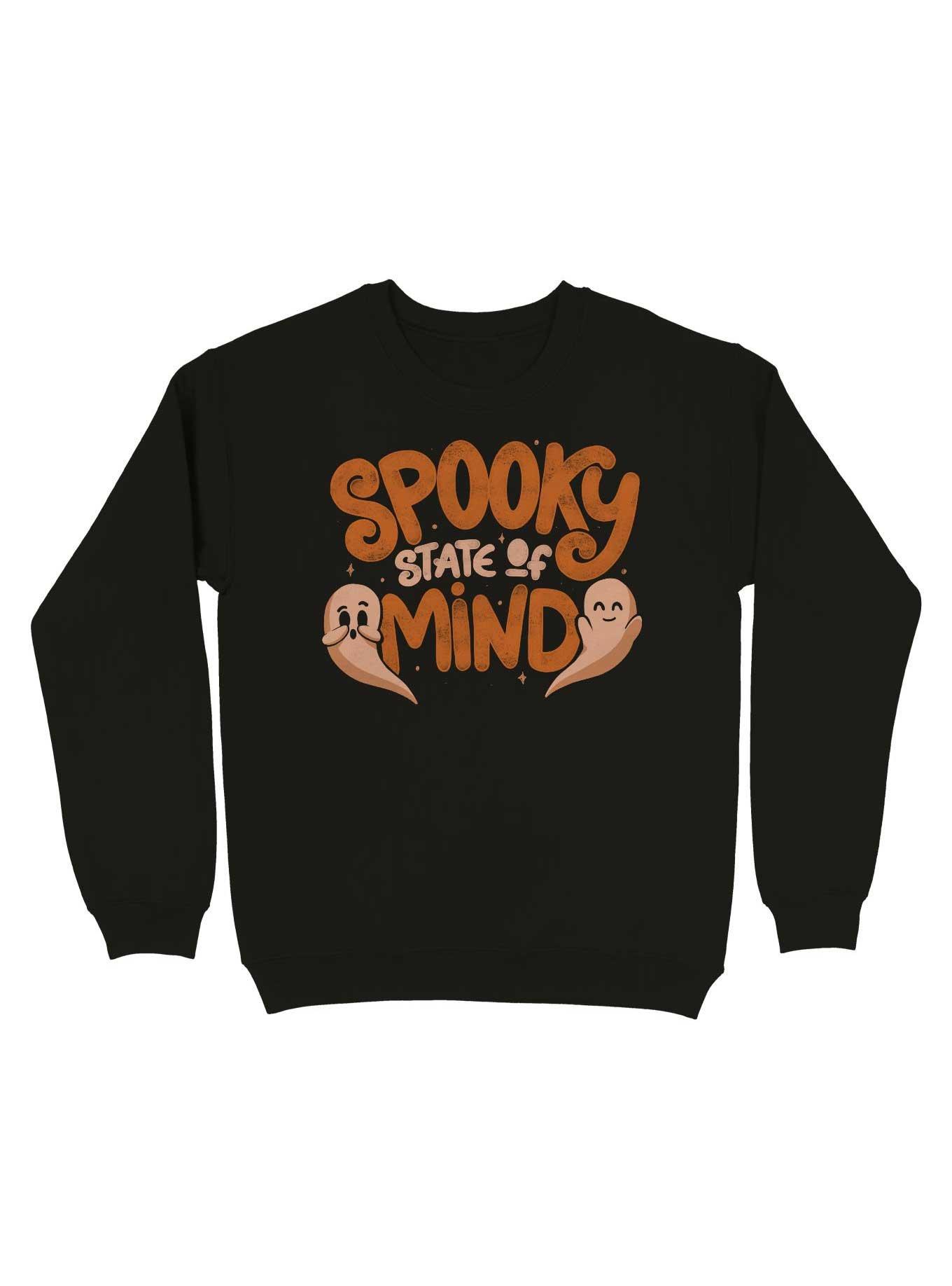 Spooky State Of Mind Sweatshirt, BLACK, hi-res