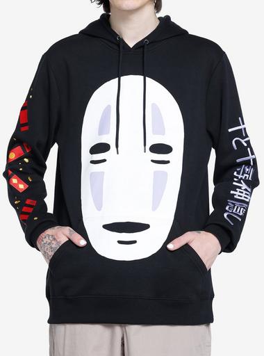 Studio Ghibli Spirited Away No Face Jumbo Graphic Hoodie Hot Topic