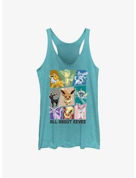 Plus Size Pokemon All About Eevee Womens Tank Top, , hi-res