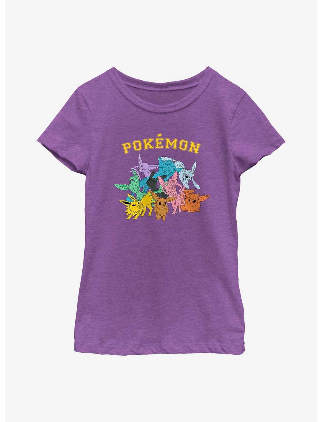 Pokemon Eeveelutions Youth Girls T-Shirt, PURPLE BERRY, hi-res