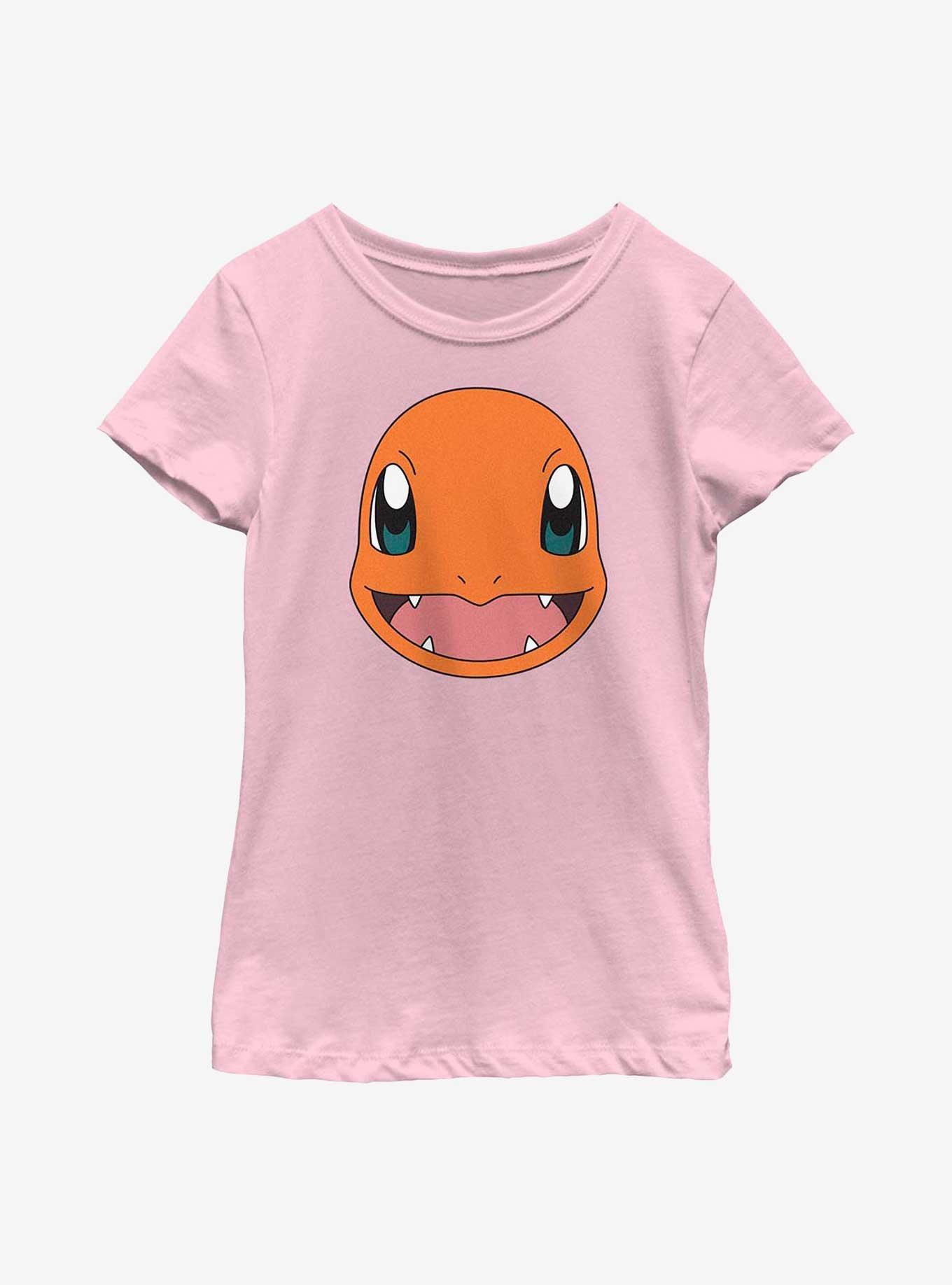 Pokemon Charmander Face Youth Girls T-Shirt