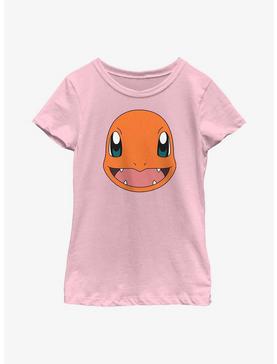 Pokemon Charmander Face Youth Girls T-Shirt, , hi-res