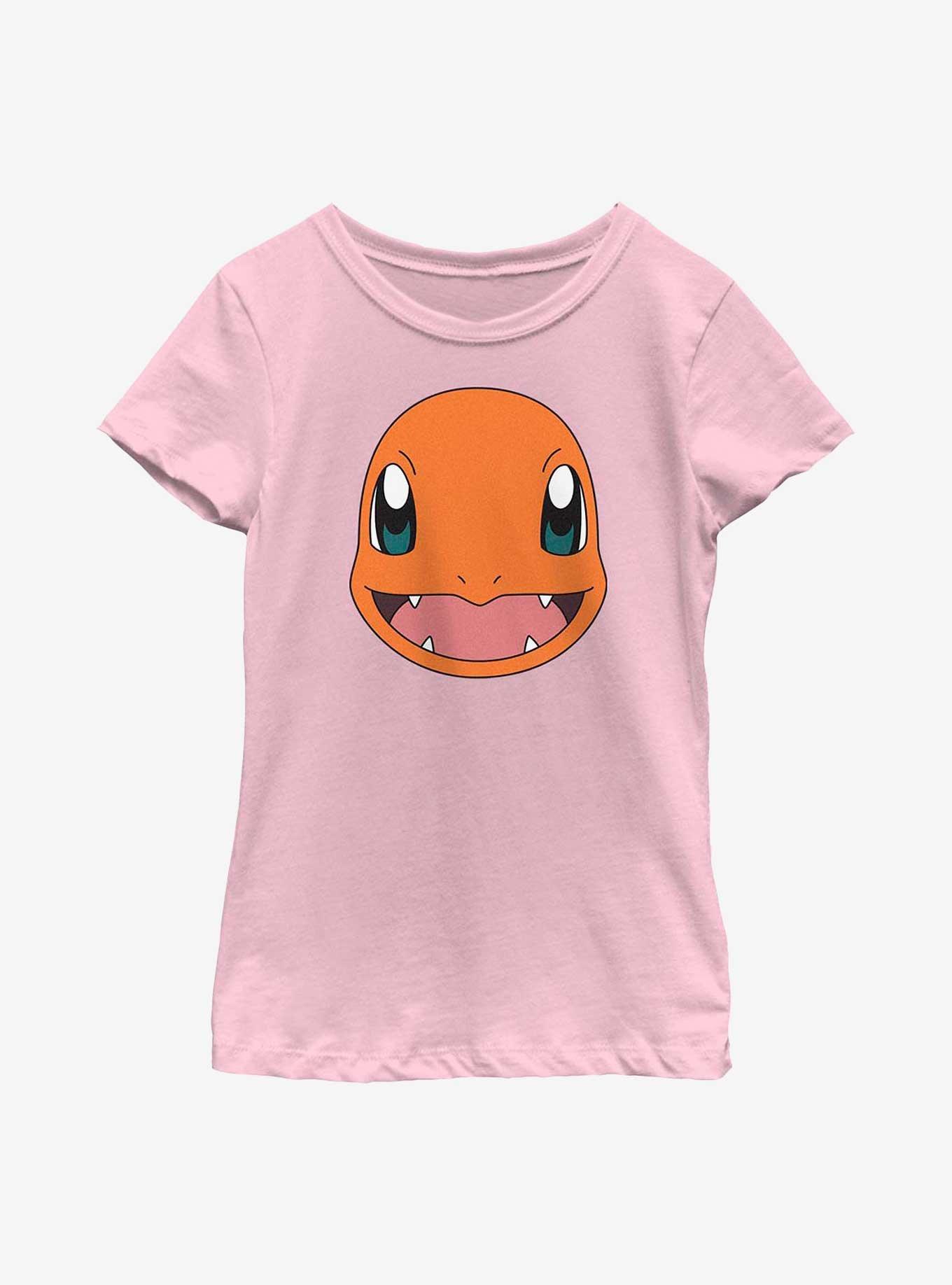 Pokemon Charmander Face Youth Girls T-Shirt, , hi-res