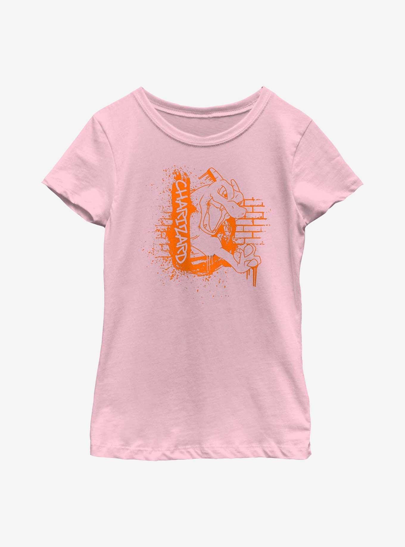 Pokemon Charizard Graffiti Youth Girls T-Shirt, , hi-res