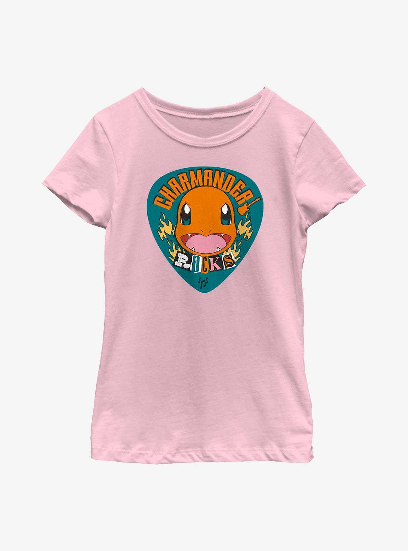 Pokemon Charmander Rocks Youth Girls T-Shirt, , hi-res