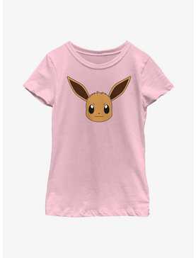 Pokemon Eevee Face Youth Girls T-Shirt, , hi-res