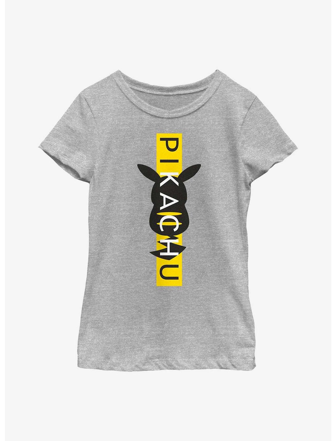 Pokemon Pikachu Vertical Type Youth Girls T-Shirt, ATH HTR, hi-res