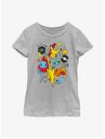 Pokemon Rockstars Collage Youth Girls T-Shirt, ATH HTR, hi-res