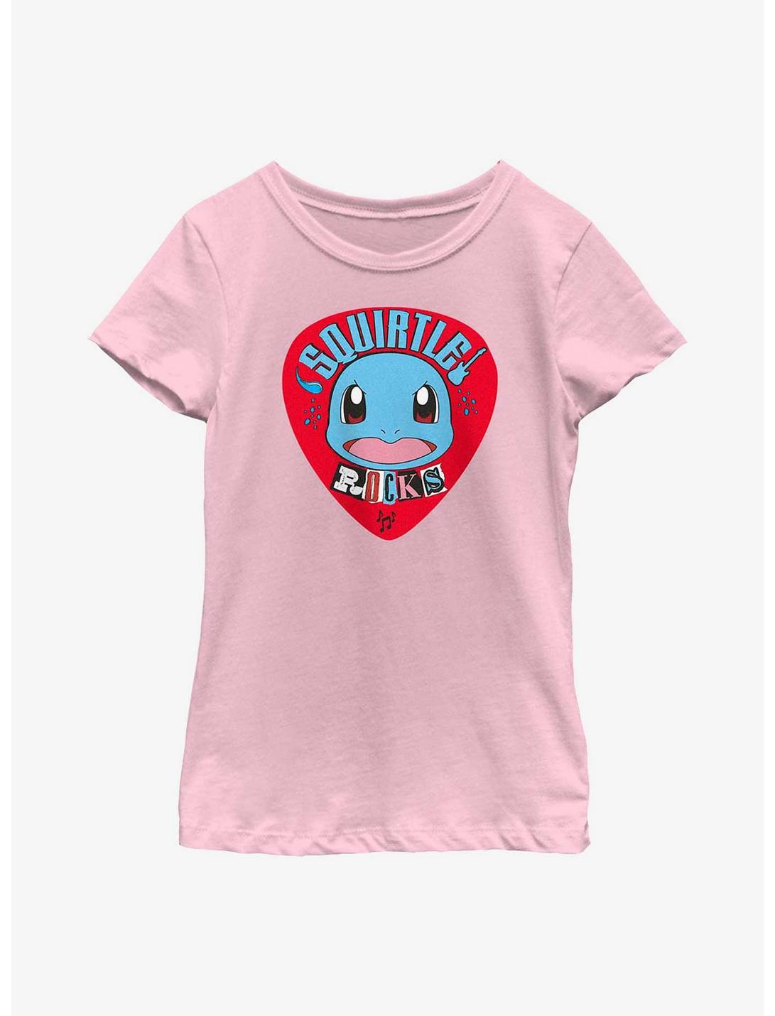 Pokemon Squirtle Rocks Youth Girls T-Shirt, PINK, hi-res