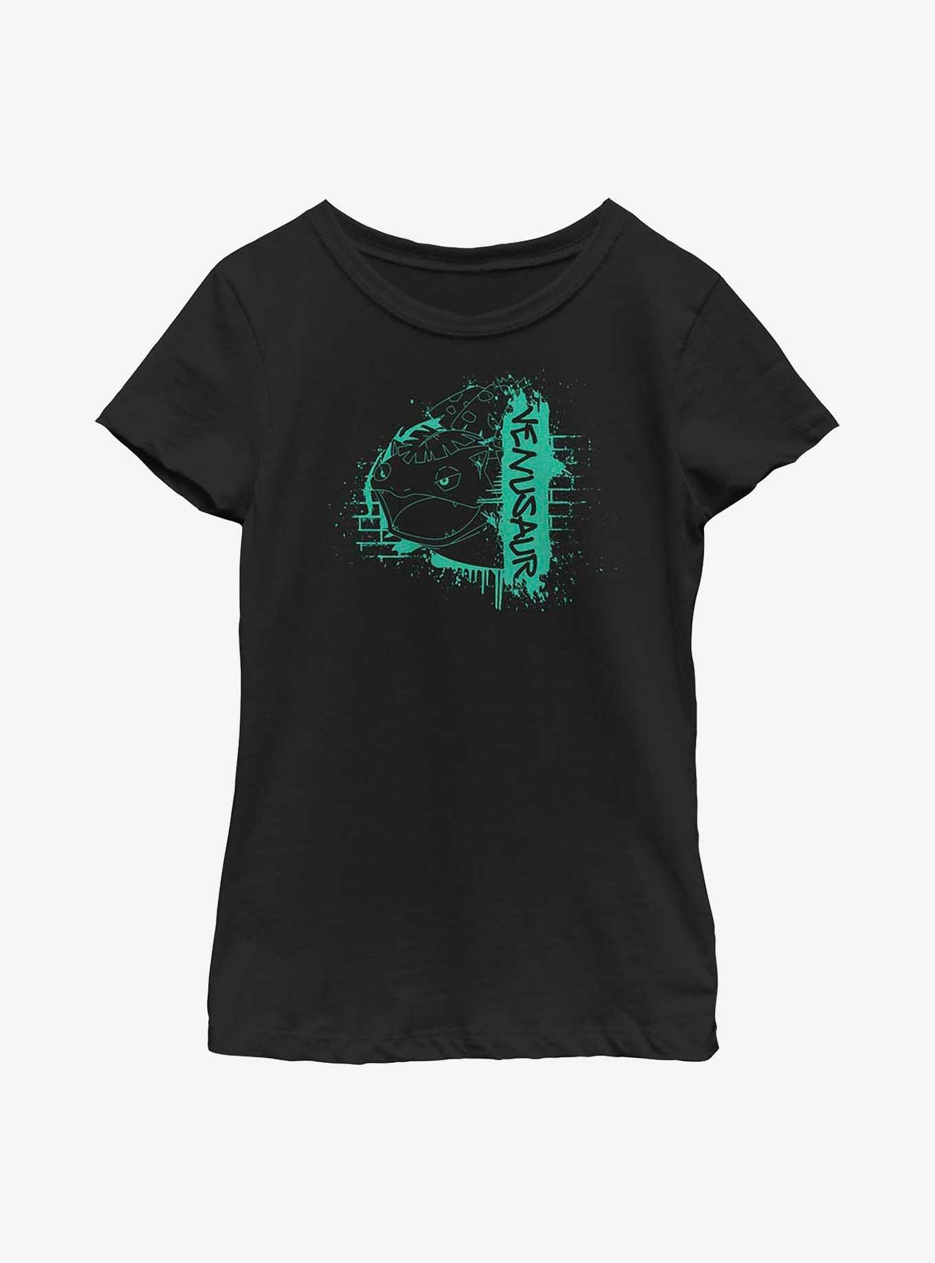 Pokemon Venusaur Graffiti Youth Girls T-Shirt, , hi-res