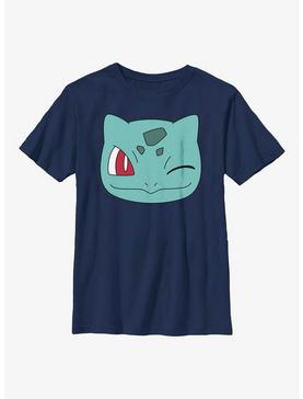 Pokemon Bulbasaur Wink Face Youth T-Shirt, , hi-res