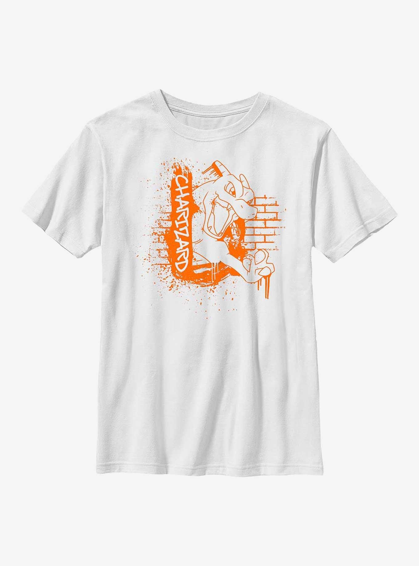 Pokemon Charizard Graffiti Youth T-Shirt, , hi-res