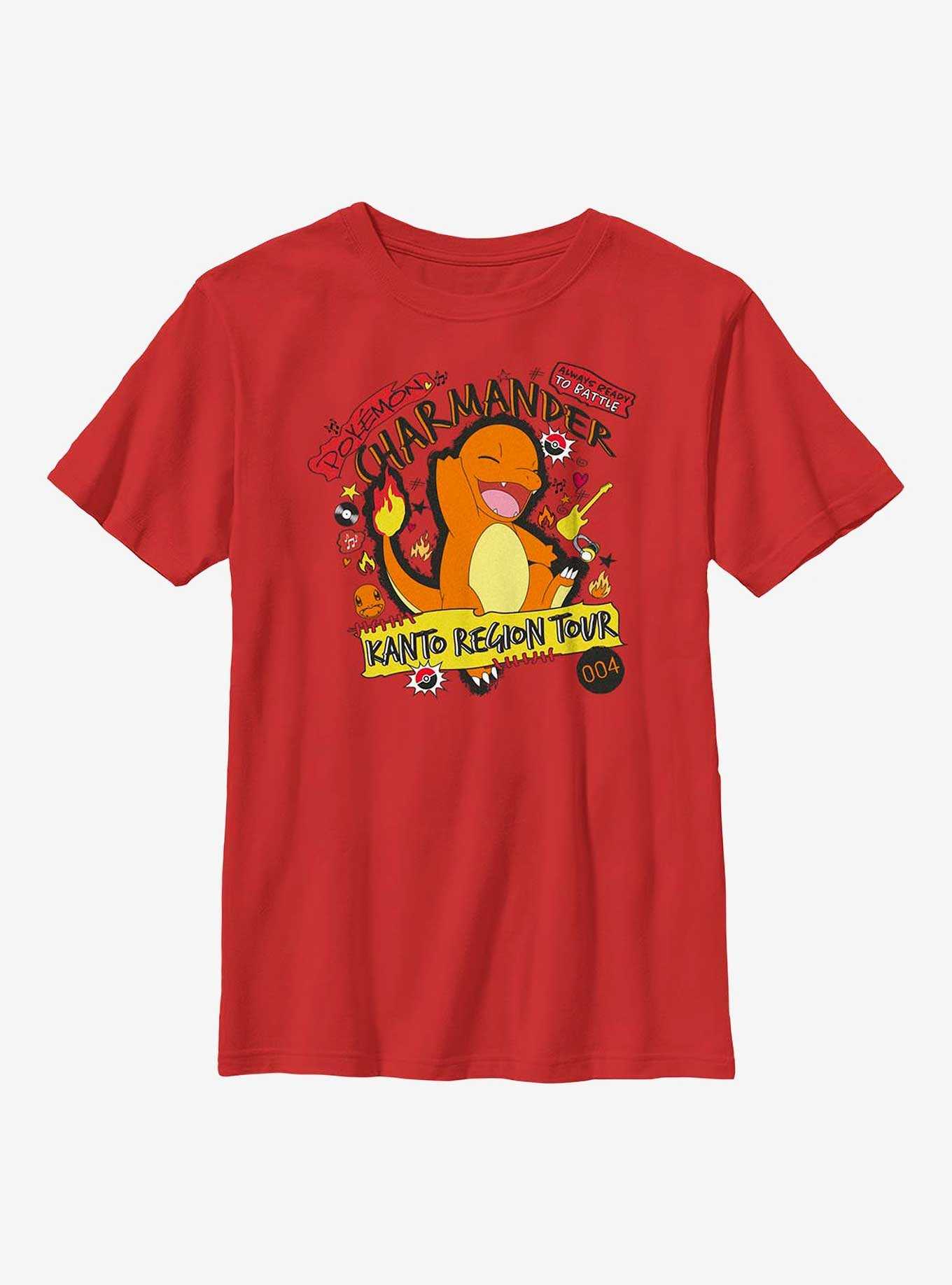 Pokemon Charmander Kanto Tour Youth T-Shirt, , hi-res