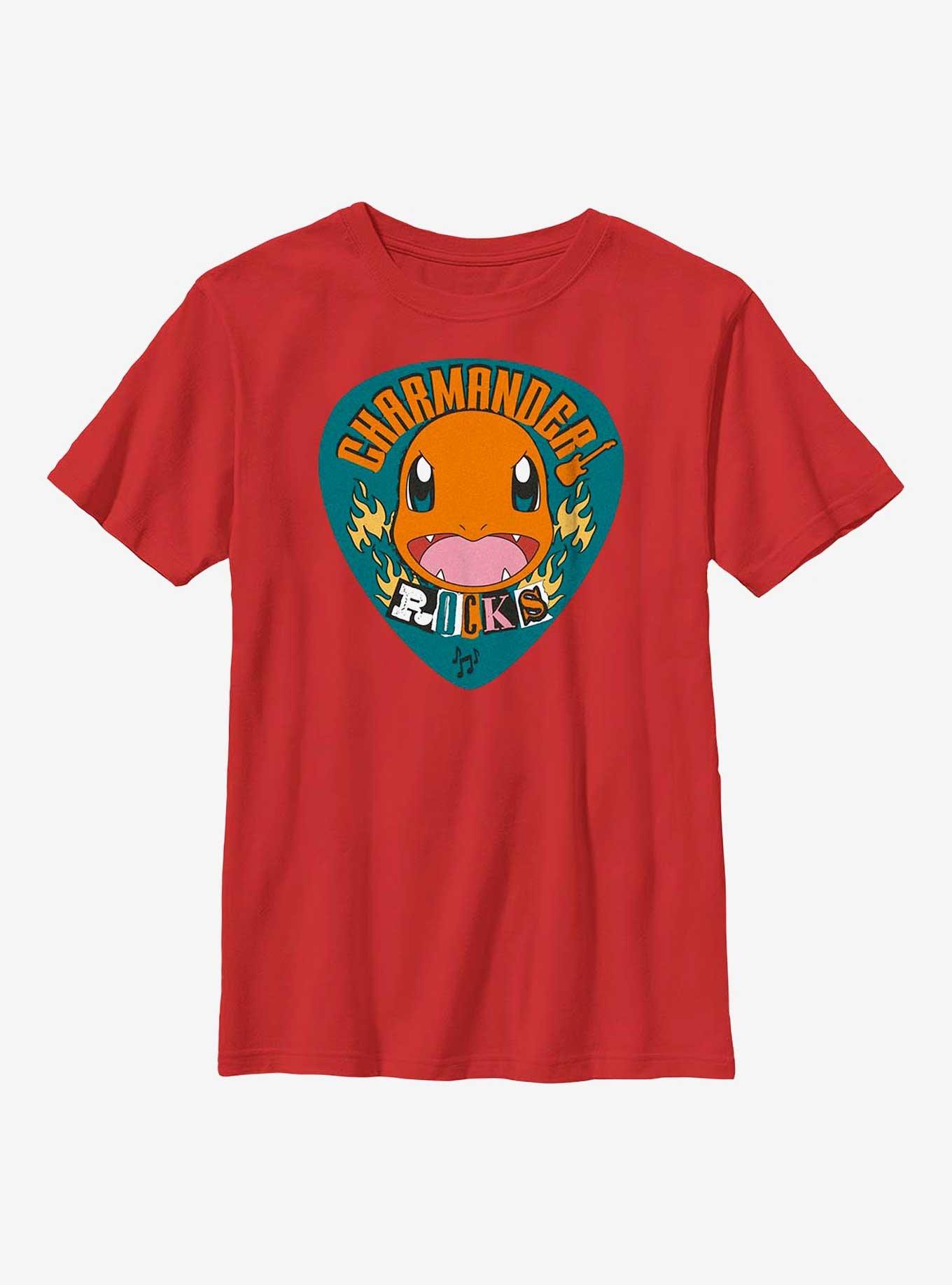 Pokemon Charmander Rocks Youth T-Shirt, , hi-res