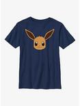 Pokemon Eevee Face Youth T-Shirt, NAVY, hi-res