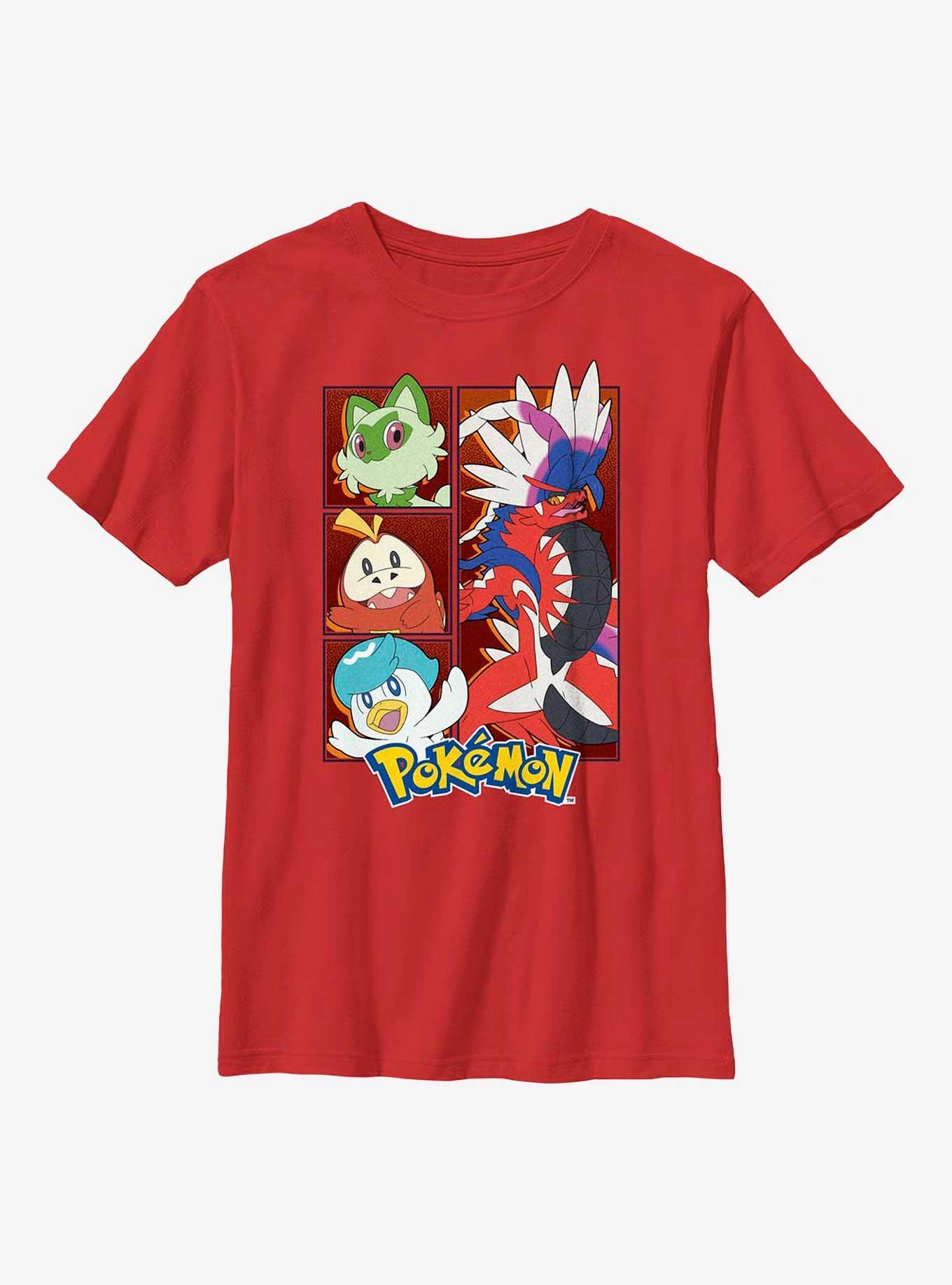 Pokemon Koraidon Generation 9 Starters Youth T-Shirt, , hi-res