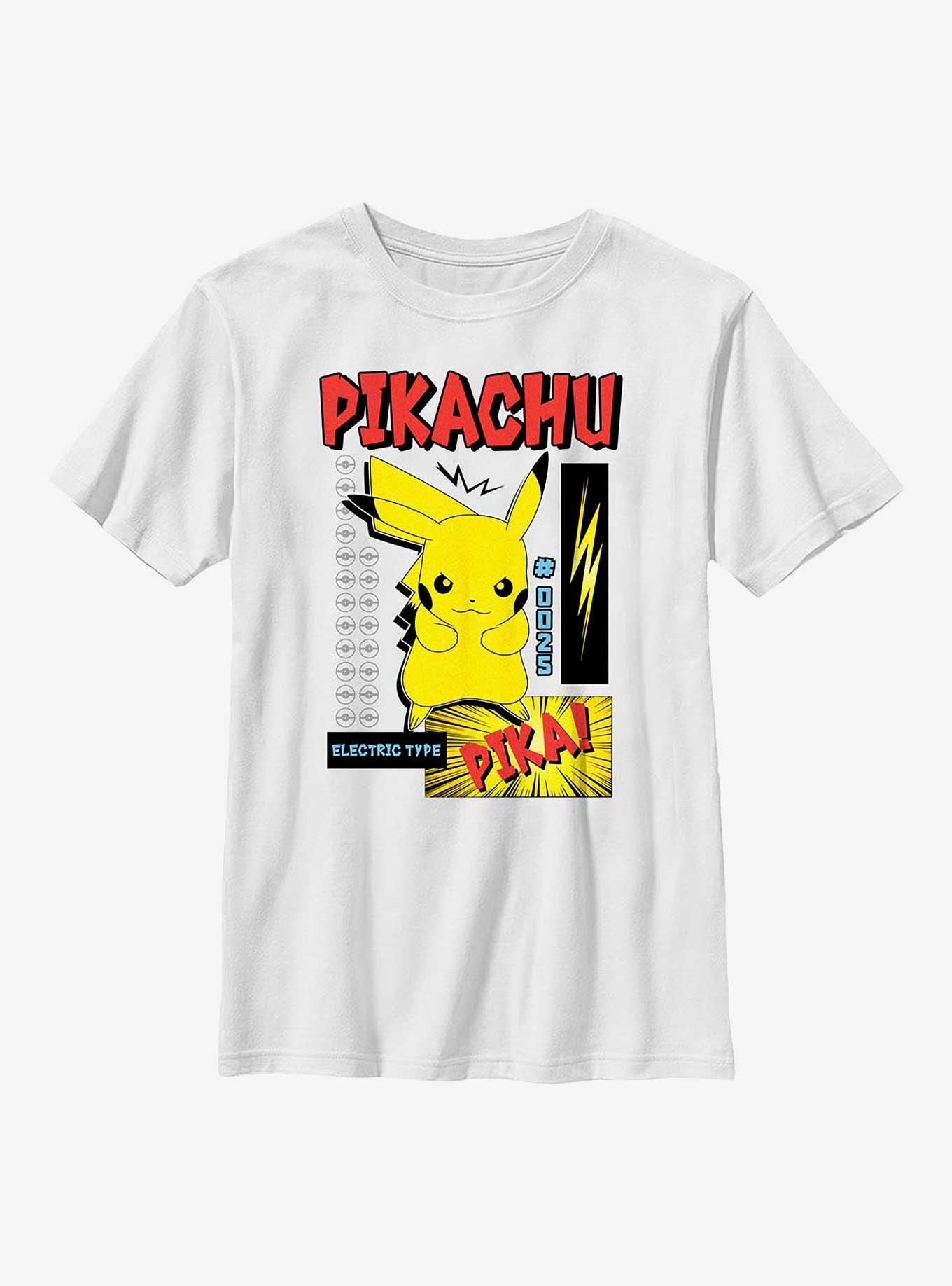 Pokemon Pikachu Electric Type Youth T-Shirt, , hi-res