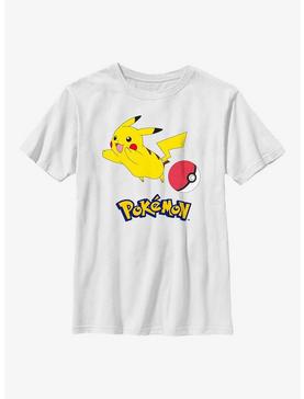 Pokemon Pikachu Pokeball Youth T-Shirt, , hi-res
